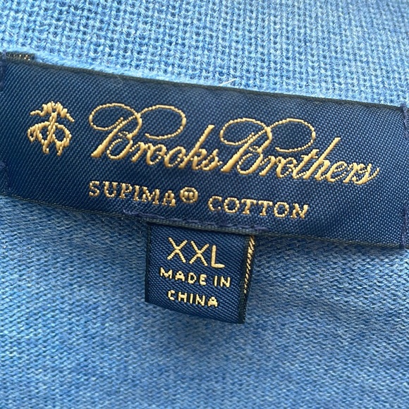 Brooks Brothers Men's Blue Cardigan /Sweater Size XXL - Picture 2 of 10